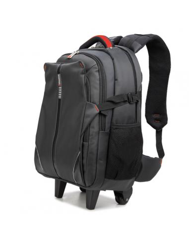 Mochila con ruedas trolley phoenix discovery para portátil 17pulgadas negra