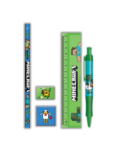 Minecraft Juego de 5 Piezas Para Escribir