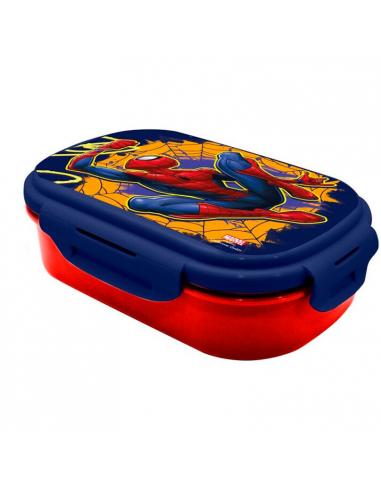 Sandwichera + cubierto Spiderman Marvel