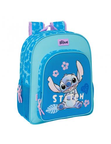 Mochila Hawaii Stitch Disney 38cm adaptable