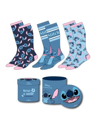Set 3 calcetines Stitch Disney adulto
