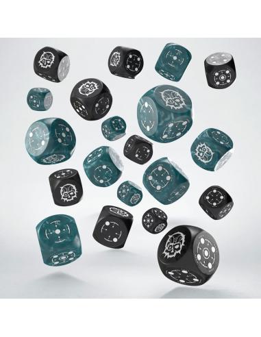 Crosshairs Compact D6 Pack de Dados Stormy&Black (20)