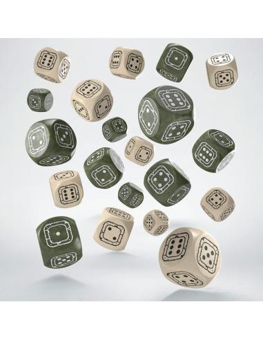 Fortress Compact D6 Pack de Dados Beige&Olive (20)