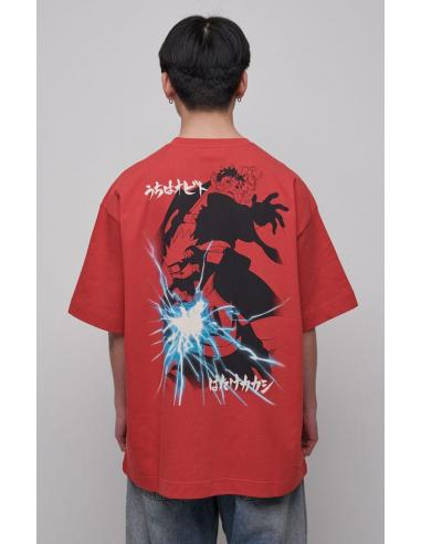 Naruto Shippuden Camiseta Graphic Red talla XL