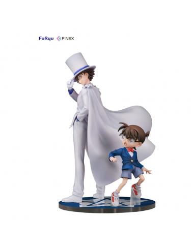 Detective Conan F:NEX estatua PVC 1/7 Conan Edogawa & Kid the Phantom Thief 29 cm