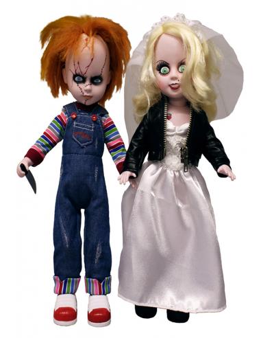 Living Dead Dolls Set de 2 Muñecos Chucky & Tiffany 25 cm