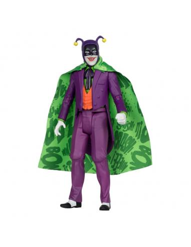 DC Retro Figura Batman 66 Batmobil with Joker (Gold Label) 15 cm