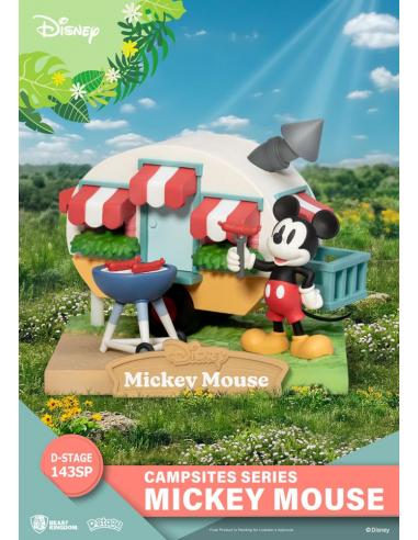 Disney Diorama PVC D-Stage Campsite Series Mickey Mouse Special Edition 10 cm