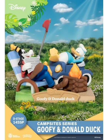 Disney Diorama PVC D-Stage Campsite Series Goofy & Donald Duck Special Edition 10 cm