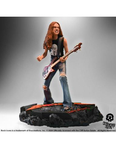 Metallica Estatua Rock Iconz Cliff Burton II 22 cm