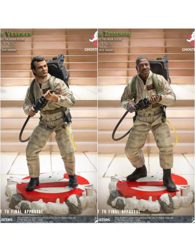 Ghostbusters Estatua Resina 1/8 Peter Venkmann + Winston Zeddemore Twin Pack Set 22 cm