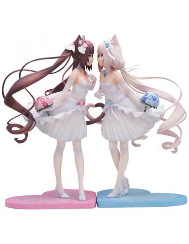 Nekopara Estatua PVC 1/7 Nekopara Chocola & Vanilla Dream of Eden Ver. 23 cm