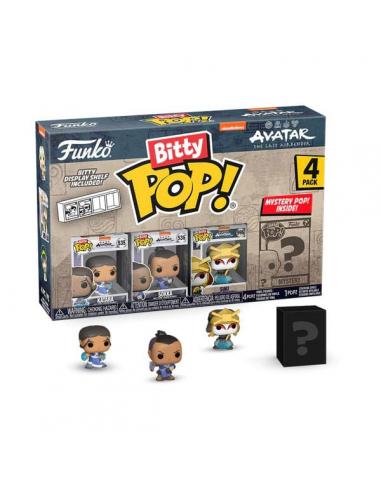 Avatar La Leyenda de Aang Pack de 4 Figuras Bitty POP! Vinyl Katara 2,5 cm