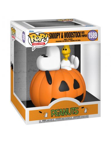 Funko POP Deluxe Peanuts Snoopy &#38; Woodstock with Pumpkin