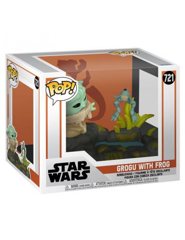 Funko POP Deluxe Star Wars The Mandalorian Grogu with Frog