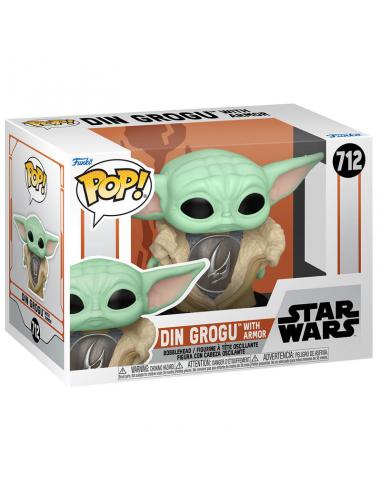 Funko POP Star Wars The Mandalorian Din Grogu with Armor