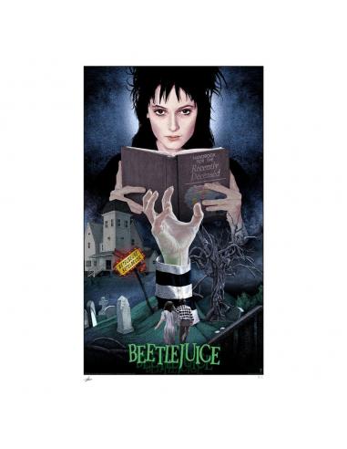 Beetlejuice Litografia Beetlejuice, Beetlejuice, Beetlejuice! 41 x 61 cm - sin marco