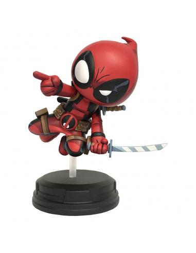 Marvel Animated Estatua Deadpool (Jumping) 18 cm