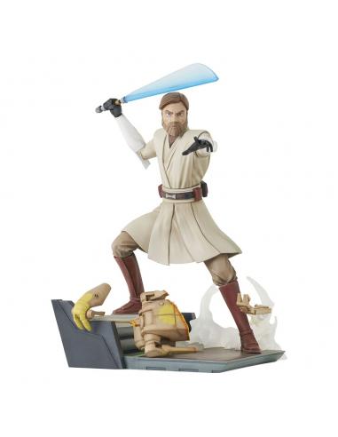 Star Wars: The Clone Wars Deluxe Gallery Estatua General Obi-Wan Kenobi 23 cm