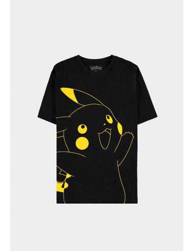 Pokemon Camiseta Pikachu Outline talla XS