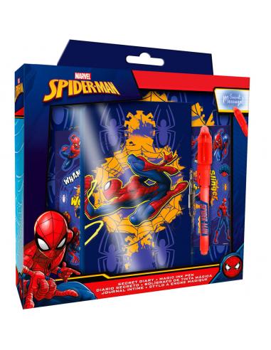 Diario con boligrafo magico Spiderman Marvel