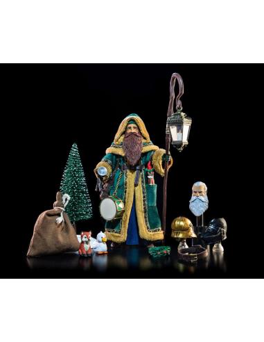 Figura Obscura Figura Father Christmas Green Robes