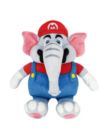 Super Mario Peluche Mario Elefant 27 cm