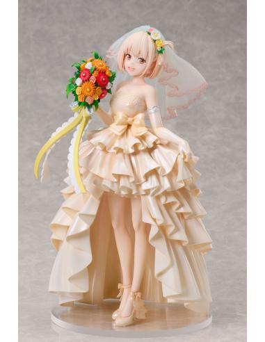 Lycoris Recoil Estatua PVC 1/7 Chisato Nishikigi Wedding dress Ver. 26 cm