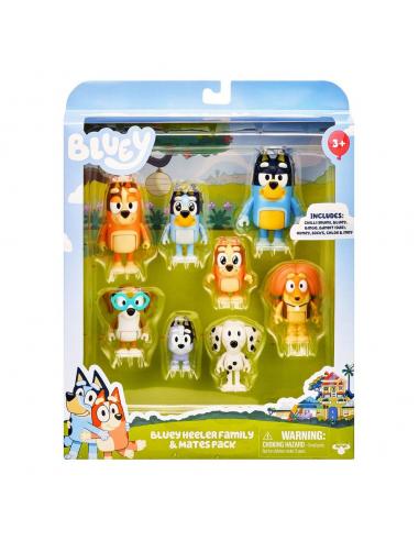 Bluey 8 pack Figuras