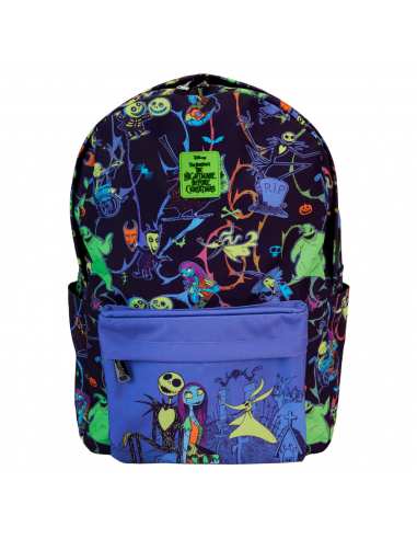 Mochila nylon Pesadilla Antes de Navidad Disney Loungefly