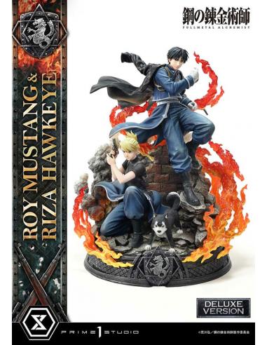 Fullmetal Alchemist Estatua Concept Masterline 1/6 Roy Mustang & Riza Hawkeye Deluxe Version 50 cm