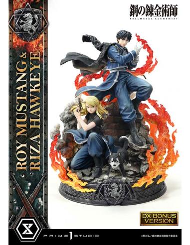 Fullmetal Alchemist Estatua Concept Masterline 1/6 Roy Mustang & Riza Hawkeye Deluxe Bonus Version 50 cm
