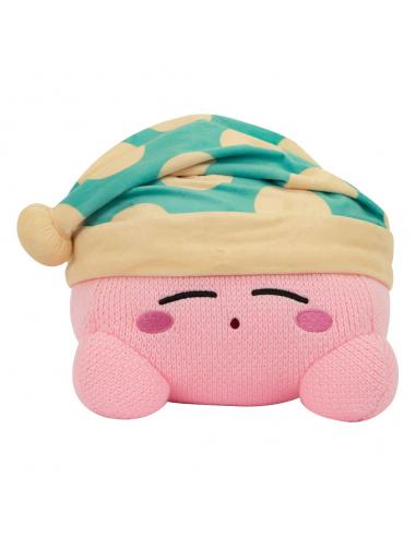 Kirby Peluche Nuiguru-Knit Kirby Sleeping Mega 25 cm