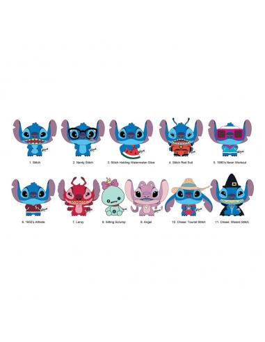 Lilo & Stitch Colgantes Peluche Stitch Charm Expositor (24)