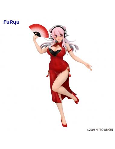Super Sonico Estatua PVC Trio-Try-iT China Dress Ver. 21 cm