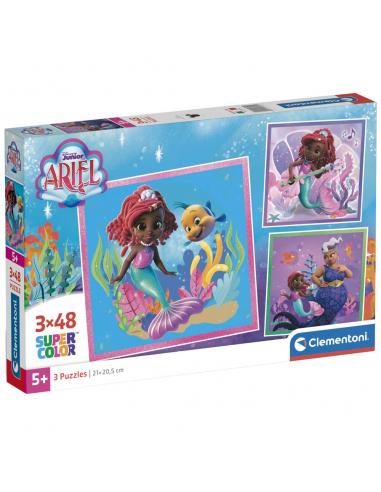 Puzzle Ariel Disney 3x48pzs