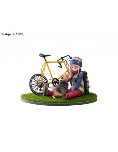 Laid Back Camp F:NEX estatua PVC 1/7 Nadeshiko Kagamihara 13 cm