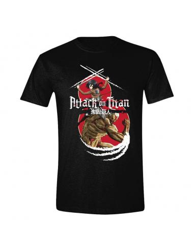 Attack on Titan Camiseta Mikasa Titan talla M