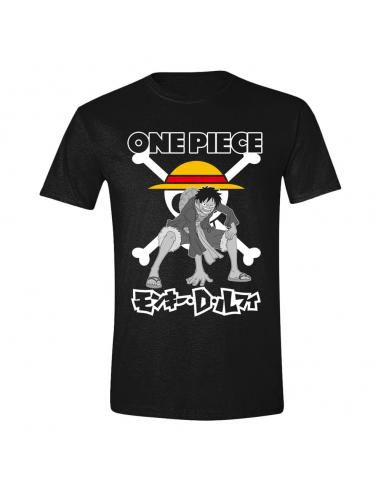 One Piece Camiseta Luffy Skull  talla L