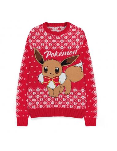 Pokémon Sweatshirt Christmas Jumper Eevee talla S