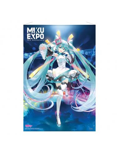 Hatsune Miku Póster Tela Miku Expo 10th Anniversary Limited Edition 61 x 91 cm