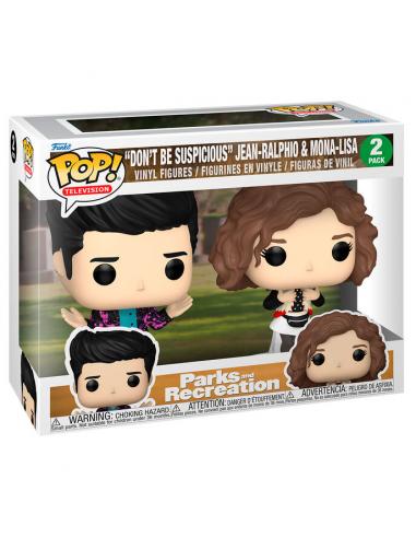 Blister 2 figuras POP Parks and Recreation Dont Be Suspicious Jean-Ralphio &#38; Mona-Lisa