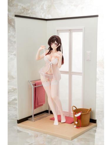 Rent-A-Girlfriend Estatua PVC 1/6 Chizuru Mizuhara See-through lingerie figure angel white Ver. 23 cm