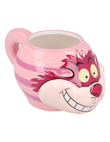 Disney Taza 3D Alicia en el País de las Maravillas Gato de Cheshire 500 ml