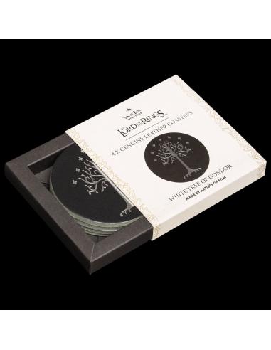 El Señor de los Anillos Pack de 4 Posavasos The White Tree of Gondor