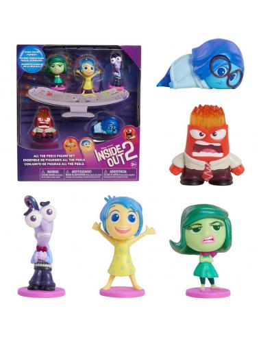 Blister 5 figuras Del Reves 2 Disney Pixar