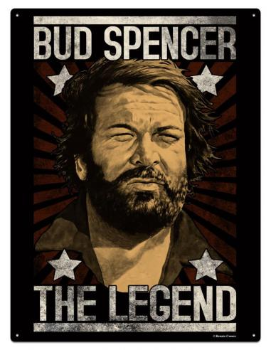 Bud Spencer Placa de Chapa The Legend 20 x 30 cm
