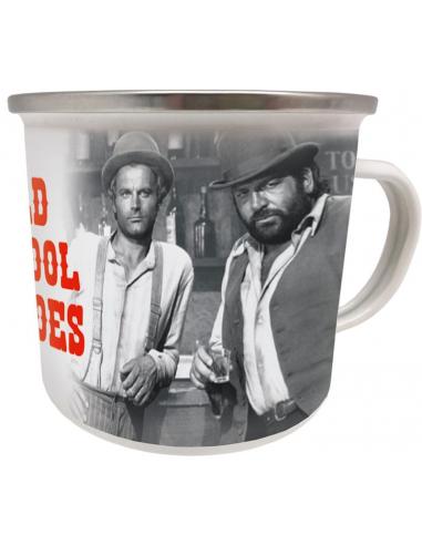 Bud Spencer & Terence Hill Taza Enamel Old School Heroes