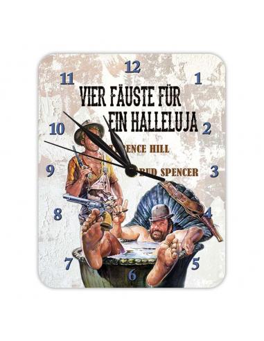 Bud Spencer & Terence Hill Reloj de Pared Vier Fäuste für ein Halleluja