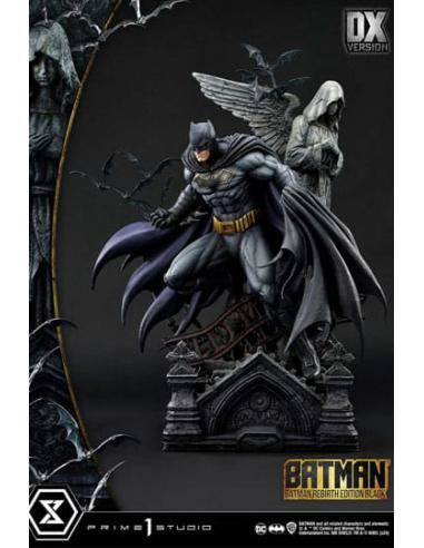 Batman Estatua Ultimate Premium Masterline Series 1/4 Batman Rebirth Edition Black Deluxe Version 71 cm